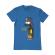 Tricou adler barbat bart vader albastru azuriu