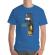 Tricou adler barbat bart vader albastru azuriu
