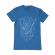 Tricou adler barbat ok but first coffee albastru azuriu