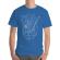 Tricou adler barbat ok but first coffee albastru azuriu