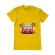 Tricou adler barbat sunset van galben