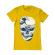 Tricou adler barbat the great wave off skull galben