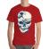 Tricou adler barbat the great wave off skull rosu