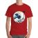 Tricou adler barbat the great wave off sound rosu