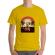 Tricou adler barbat welcome to my paradise galben