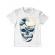 Tricou adler copil the great wave off skull alb
