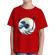 Tricou adler copil the great wave off sound rosu