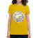 Tricou adler dama asteroid day galben