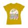 Tricou adler dama asteroid galben