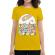 Tricou adler dama asteroid galben
