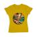 Tricou adler dama have a nice day galben