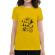 Tricou adler dama hidden paradise galben