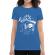 Tricou adler dama relax albastru azuriu