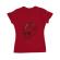 Tricou adler dama skull island rosu