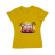 Tricou adler dama sunset van galben
