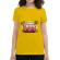 Tricou adler dama sunset van galben