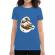 Tricou adler dama the great wave off coffee albastru azuriu