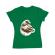 Tricou adler dama the great wave off coffee verde mediu