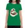Tricou adler dama the great wave off coffee verde mediu