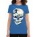 Tricou adler dama the great wave off skull albastru azuriu