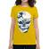 Tricou adler dama the great wave off skull galben