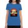 Tricou adler dama welcome to my paradise albastru azuriu