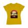 Tricou adler dama welcome to my paradise galben