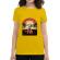 Tricou adler dama welcome to my paradise galben