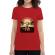 Tricou adler dama welcome to my paradise rosu
