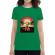 Tricou adler dama welcome to my paradise verde mediu