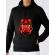Hoodie barbat cu gluga helltrooperboy negru