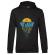 Hoodie barbat cu gluga let the sea, set you free negru