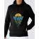 Hoodie barbat cu gluga let the sea, set you free negru
