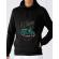 Hoodie barbat cu gluga life is a journey enjoy the ride negru