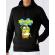 Hoodie barbat cu gluga minionbob negru