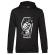 Hoodie barbat cu gluga work or die negru