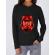 Hoodie dama cu gluga helltrooperboy negru