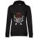Hoodie dama cu gluga keep smile everyday negru