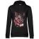 Hoodie dama cu gluga pig saw negru
