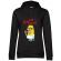 Hoodie dama cu gluga the minions negru