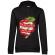 Hoodie dama cu gluga you are the apple of my eye negru