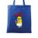 Sacosa din panza the minions albastru regal