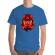 Tricou adler barbat helltrooperboy albastru azuriu