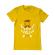 Tricou adler barbat keep smile everyday galben