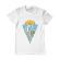 Tricou adler barbat let the sea, set you free alb