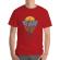 Tricou adler barbat let the sea, set you free rosu