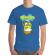 Tricou adler barbat minionbob albastru azuriu