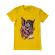 Tricou adler barbat pig saw galben