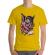 Tricou adler barbat pig saw galben