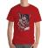Tricou adler barbat pig saw rosu